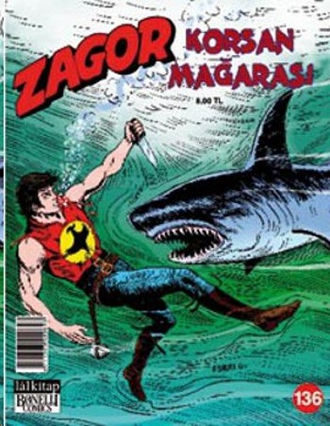 Zagor Sayı: 136 Korsan Mağarası kitabı