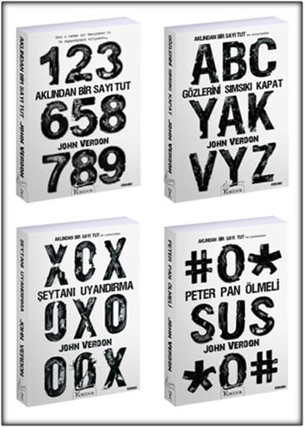 John Verdon Polisiye Seti - 4 Kitap Takım kitabı