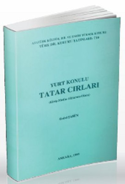 Yurt Konulu Tatar Cırları kitabı