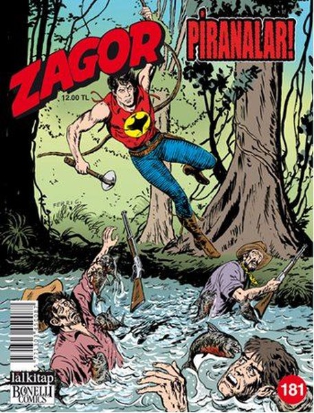 Zagor Sayı 181 Piranalar kitabı