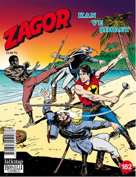 Zagor Sayı 182-Kan Ve Şiddet kitabı