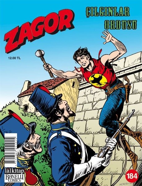 Zagor Sayı 184-Çılgınlar Ordusu kitabı