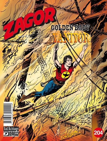 Zagor Sayı 204-Golden Baby Yanıyor kitabı