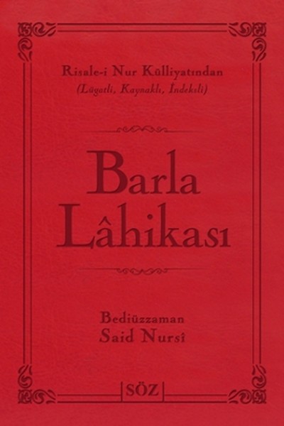 Barla Lahikası (Büyük Boy - İki Renk)  kitabı