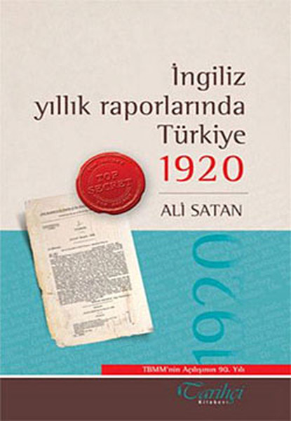 İngiliz Yıllık Raporları'nda Türkiye 1920 kitabı