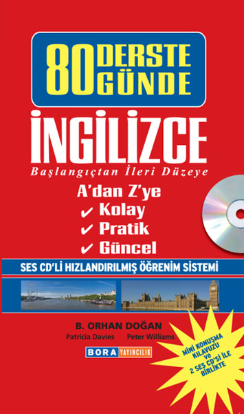 80 Günde / Derste İngilizce Cd'li kitabı