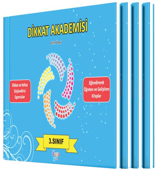 Dikkat Akademisi 3. Sınıf Seti (4 Kitap)  kitabı