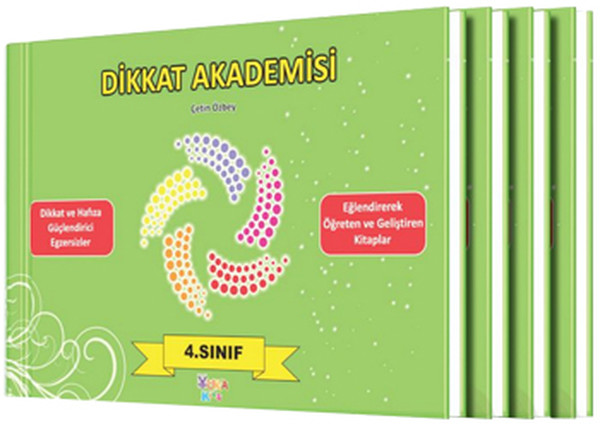 Dikkat Akademisi 4. Sınıf Seti (4 Kitap)  kitabı