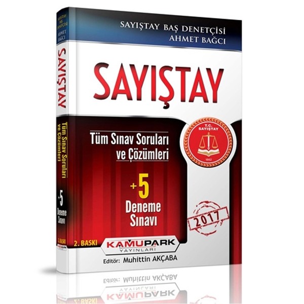 Sayıştay Tüm Sınav Soruları Ve Çözümleri +5 Deneme Sınavı kitabı