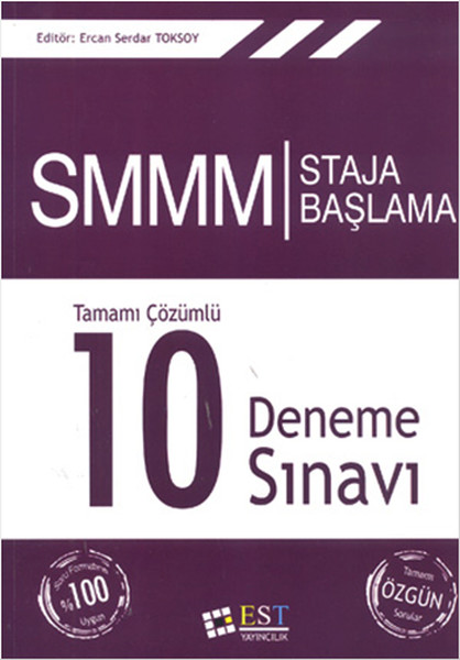 Smmm Staja Başlama Tamamı Çözümlü 10 Deneme Sınavı kitabı