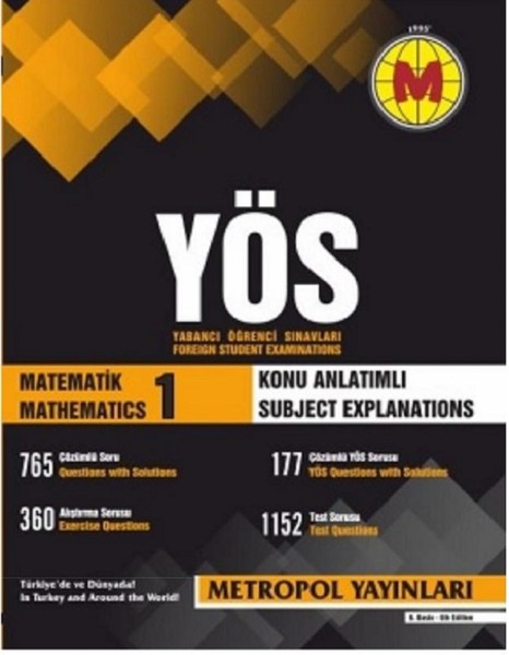 Yös Matematik 1 Konu Anlatımlı kitabı