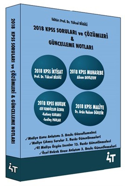 2018 Kpss Soruları Ve Çözümleri-Güncelleme Notları kitabı