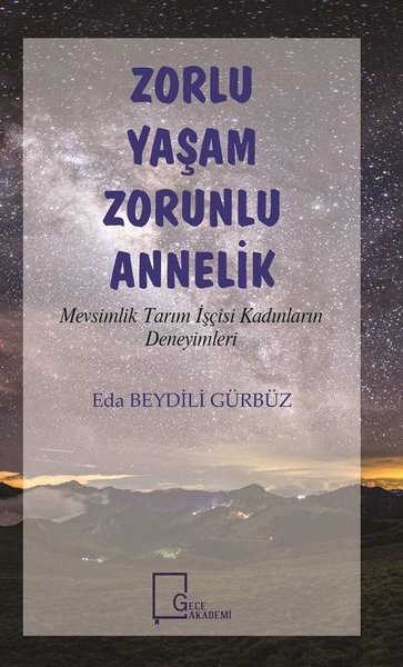 Zorlu Yaşam Zorlu Annelik-Mevsimlik Tarım İşçisi Kadınların Deneyimleri kitabı
