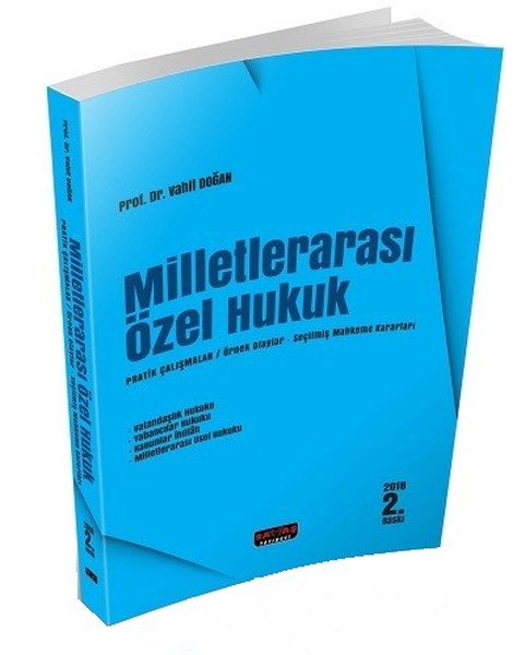 Milletlerarası Özel Hukuk Pratik Çalışmalar kitabı