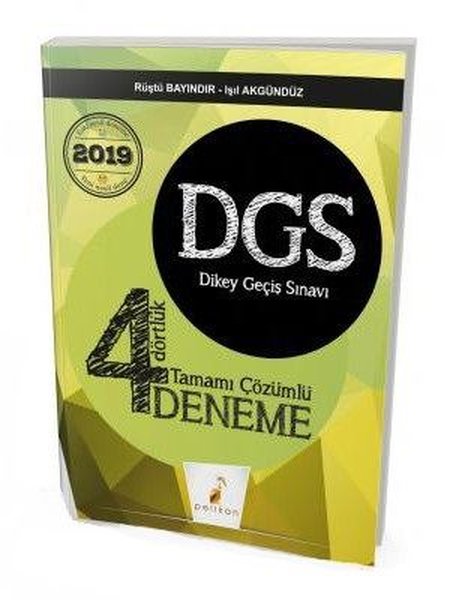 2019 Dgs Dört Dörtlük 4 Deneme kitabı