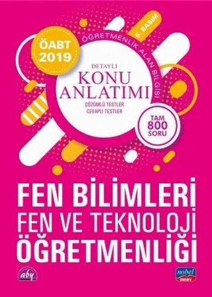 2019 Öabt Fen Bilimleri Fen Ve Teknoloki Öğretmenliği-Detaylı Konu Anlatımı kitabı