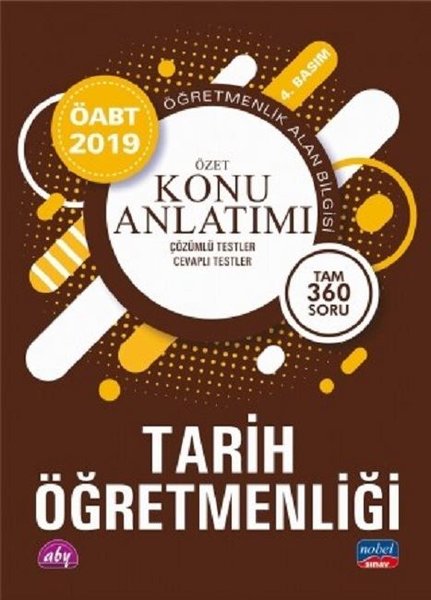 2019 Öabt Tarih Öğretmenliği-Özet Konu Anlatımı kitabı