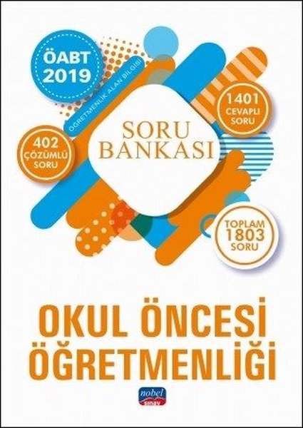 2019 Öabt Okul Öncesi Öğretmenliği-Soru Bankası kitabı