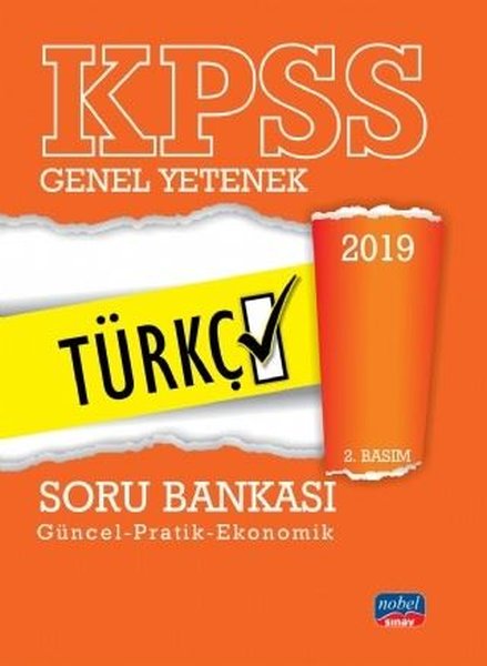 2019 Kpss Genel Yetenek Türkçe Soru Bankası kitabı