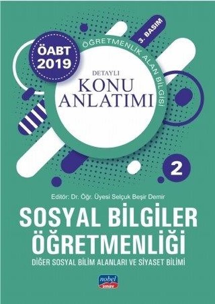 2019 Öabt Sosyal Bilgiler Öğretmenliği 2-Detaylı Konu Anlatımı kitabı