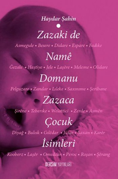 Zazaca Çocuk İsimleri kitabı