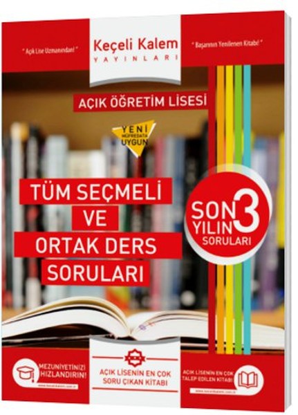 Keçeli Kalem Tüm Seçmeli Ve Ortak Ders Soruları kitabı