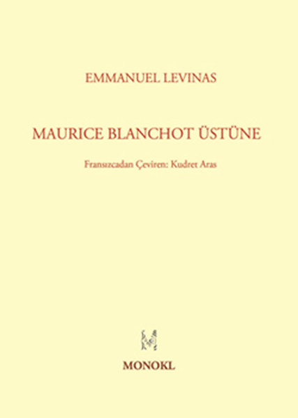 Maurice Blanchot Üstüne kitabı