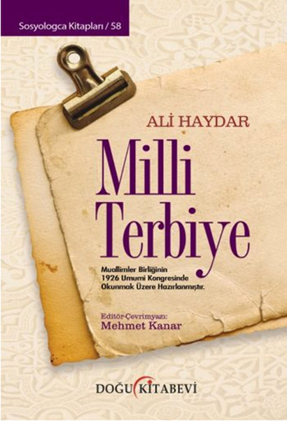 Milli Terbiye kitabı