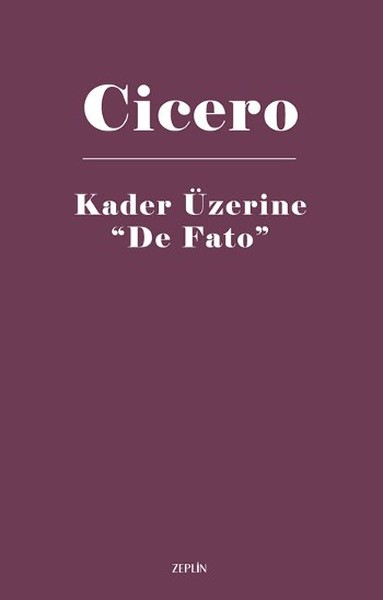 Kader Üzerine De Fato kitabı