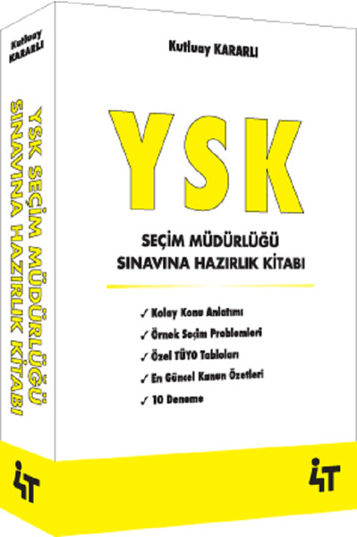 Ysk Seçim Müdürlüğü Sınavına Hazırlık Kitabı kitabı