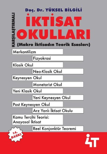 Karşılaştırmalı İktisat Okulları kitabı