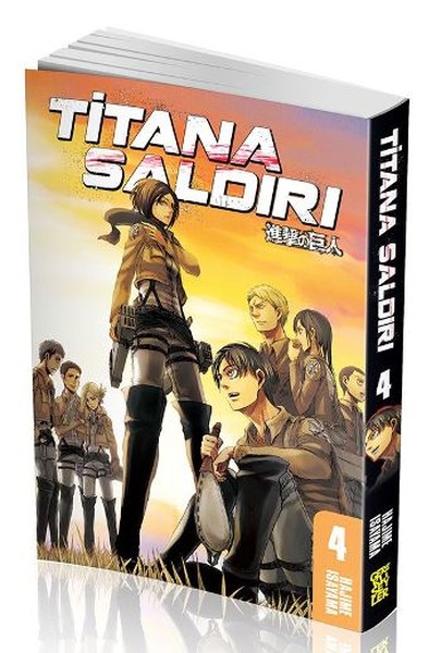 Titana Saldırı - 4 kitabı