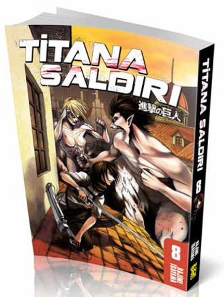 Titana Saldırı - 8 kitabı