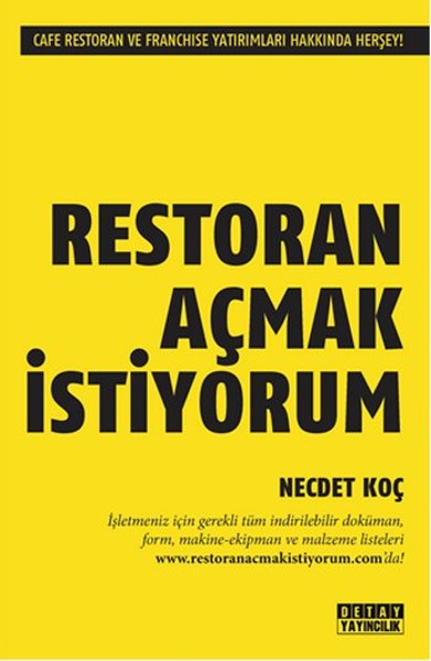 Restoran Açmak İstiyorum kitabı