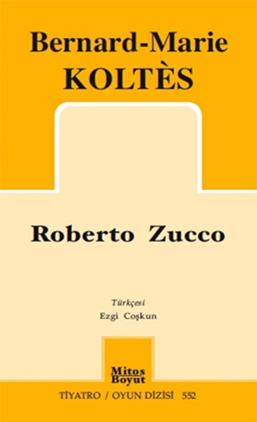 Roberto Zucco kitabı