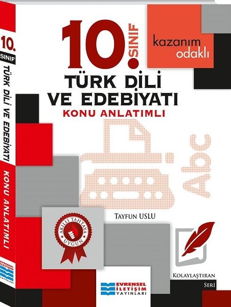 10. Sınıf Türk Dili Ve Edebiyatı Konu Anlatımlı kitabı