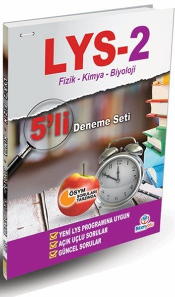 Lys 2 Fizik-Kimya-Biyoloji 5'li Deneme Seti kitabı
