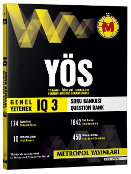 Yös Iq Soru Bankası 3 kitabı