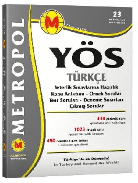 Yös Türkçe Konu Anlatımı kitabı