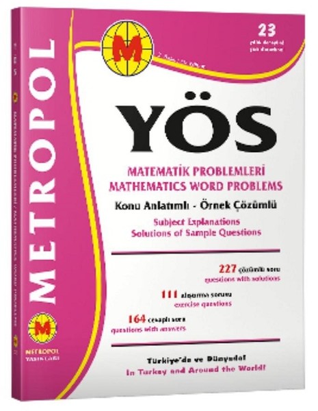 Yös Matematik Problemleri Konu Anlatımlı Örnek Çözümlü kitabı