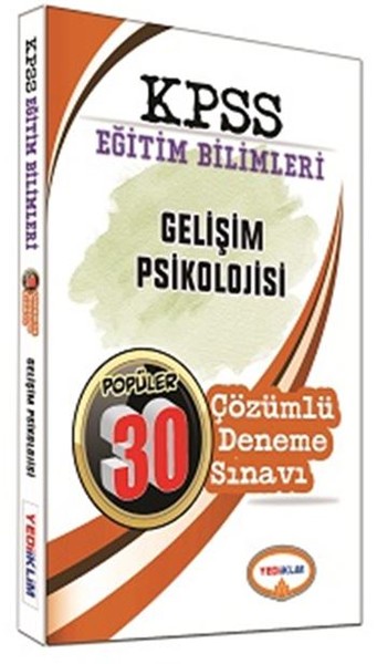 Kpss Eğitim Bilimleri Gelişim Psikolojisi Çözümlü 30 Deneme Sınavı 2017 kitabı