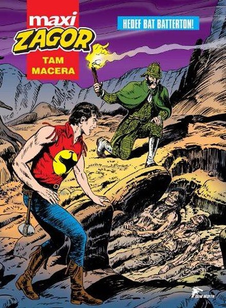 Zagor Maxi Tam Macera 14-Hedef Bat Batterton!  kitabı