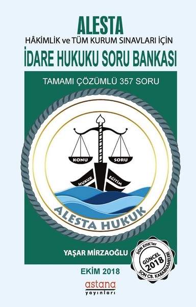 Alesta-İdare Hukuku Soru Bankası 2018 kitabı