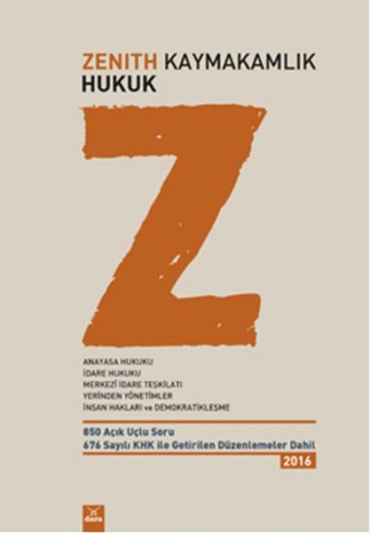 Zenith Hukuk Kaymakamlık kitabı