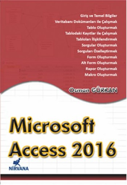 Microsoft Acces 2016 kitabı