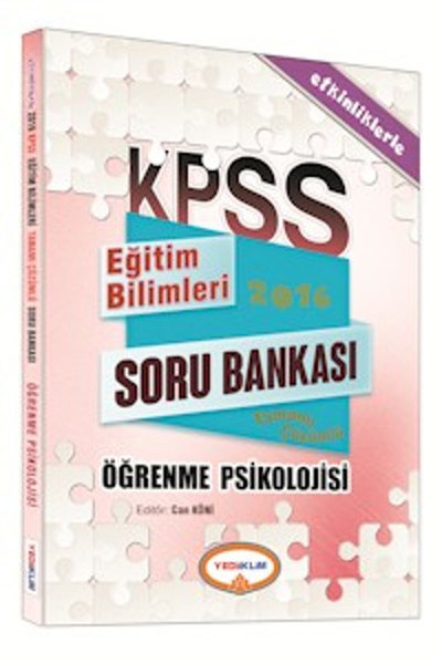 Kpss Eğitim Bilimleri Öğrenme Psikolojisi Tamamı Çözümlü Soru Bankası kitabı