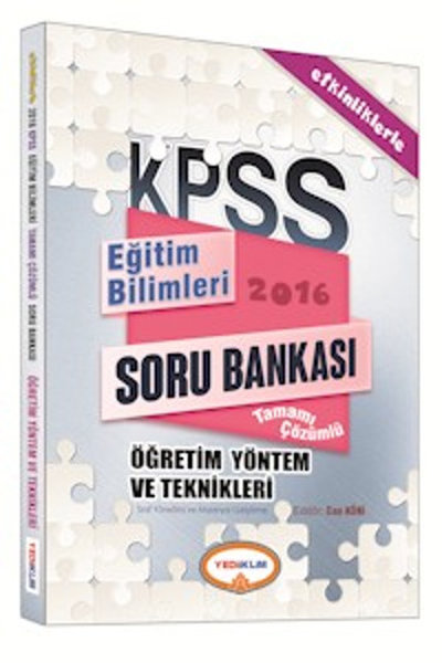 Kpss Eğitim Bilimleri Öğretim Yöntem Ve Teknikleri Tamamı Çözümlü Soru Bankası kitabı