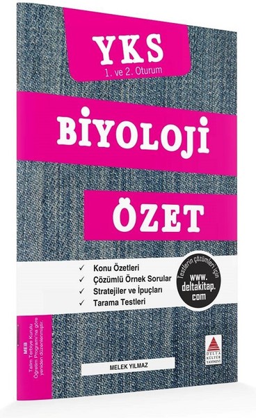 Yks 1. Ve 2. Oturum Biyoloji Özet kitabı