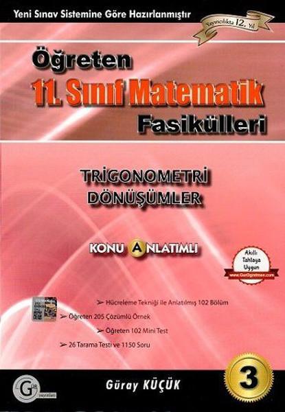 Öğreten 11. Sınıf Matematik Fasikülleri Trigonometri Dönüşümleri kitabı