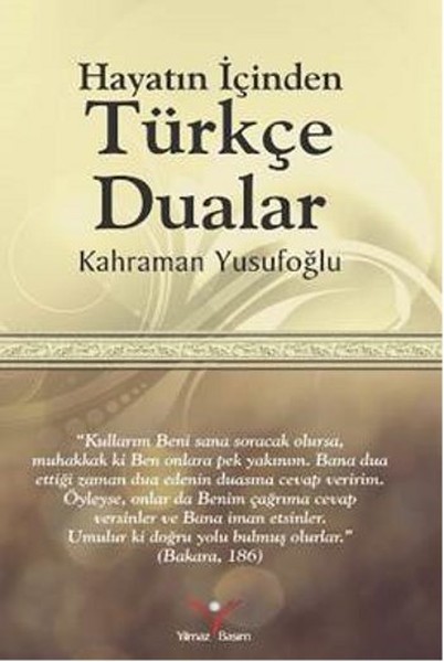 Hayatın İçinden Türkçe Dualar kitabı